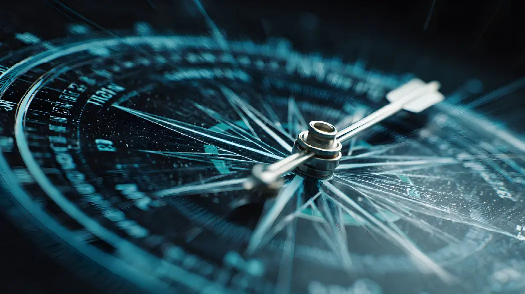 Blue Compass Stock Image