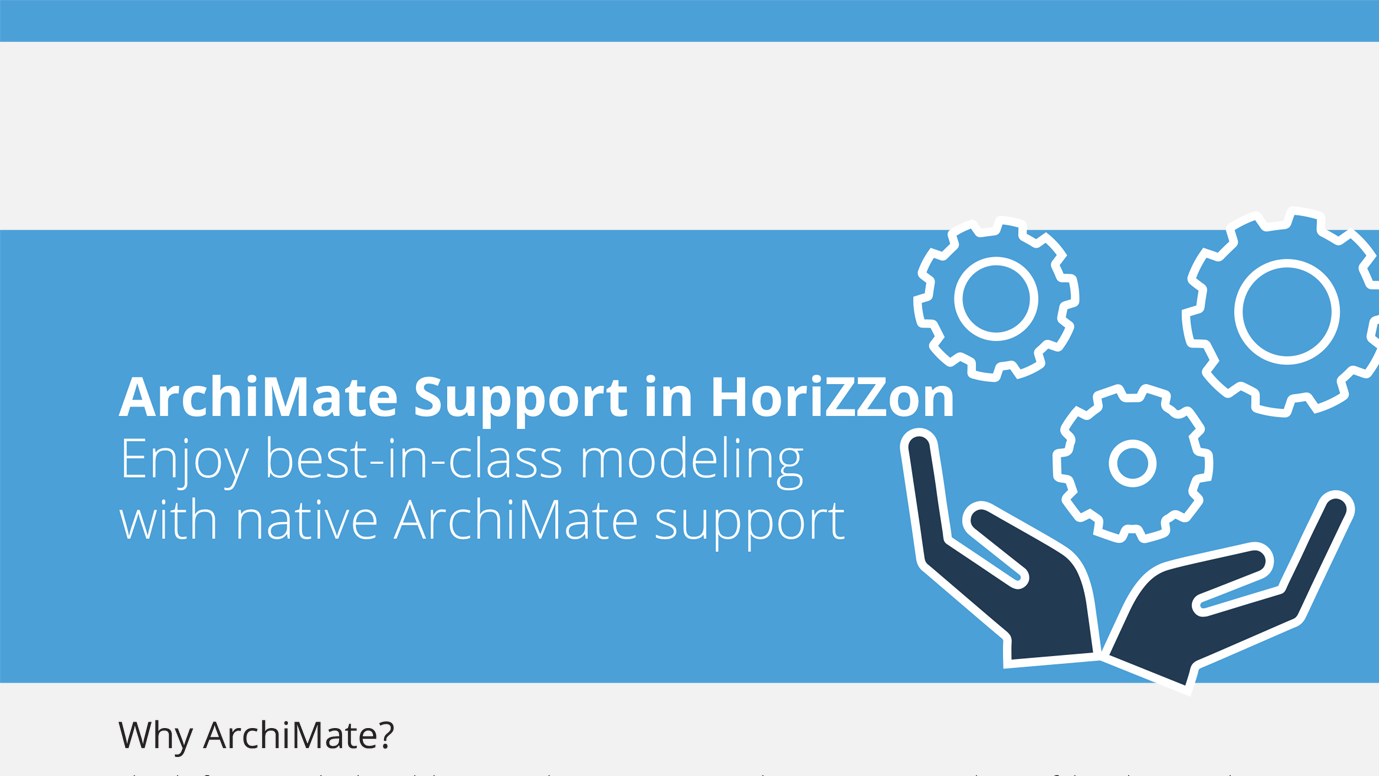 ArchiMate Support in Horizzon