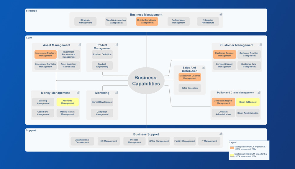 How Senior Management Can Use  Business Capability Maps To Make Better Investment Decisions